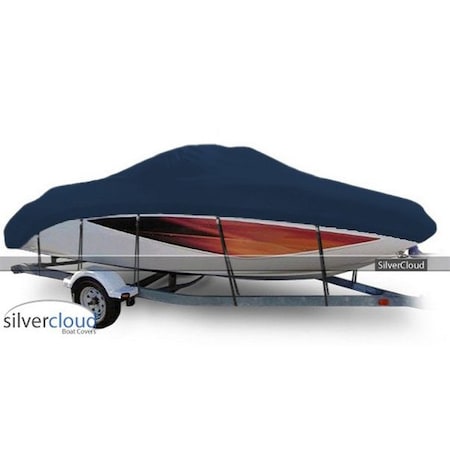 Eevelle Boat Cover JET BOAT, Outboard Fits 15ft 6in L up to 85in W Navy SCJET1585B-NVY